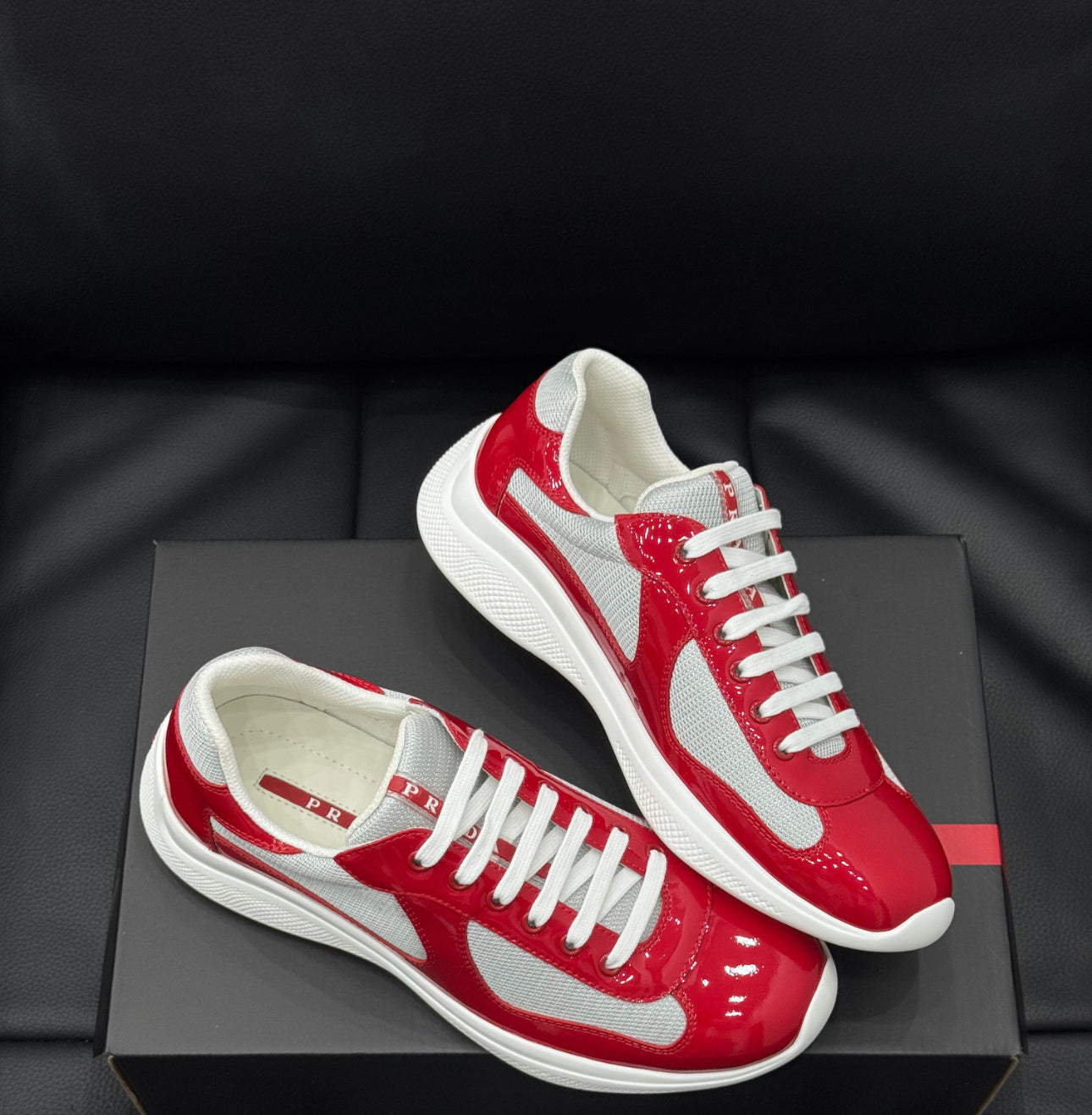 Sneakers Prd America ´ s Cup  tissu bike lisse red 10/10 V3S