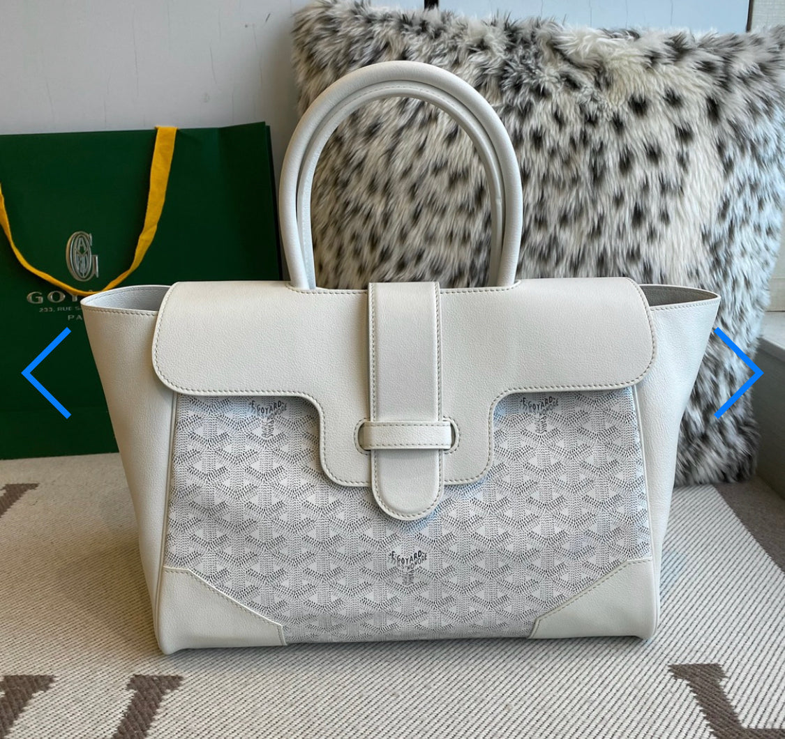 Sac cabas Saigon white facture