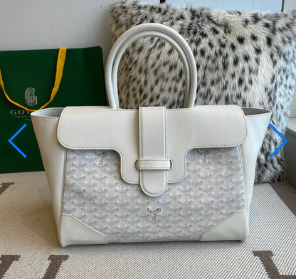 Sac cabas Saigon white facture