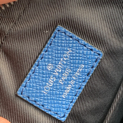 Sac Trio Messenger bleu facture 10/10