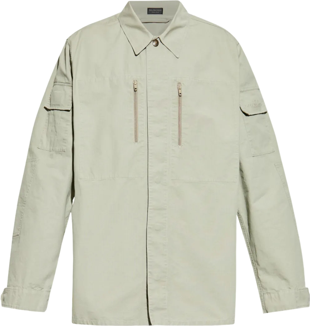SURCHEMISE MILITARY POUR BLCNG EN BEIGE