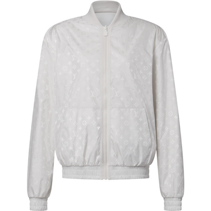 Bomber léger réversible Monogram blanc lv