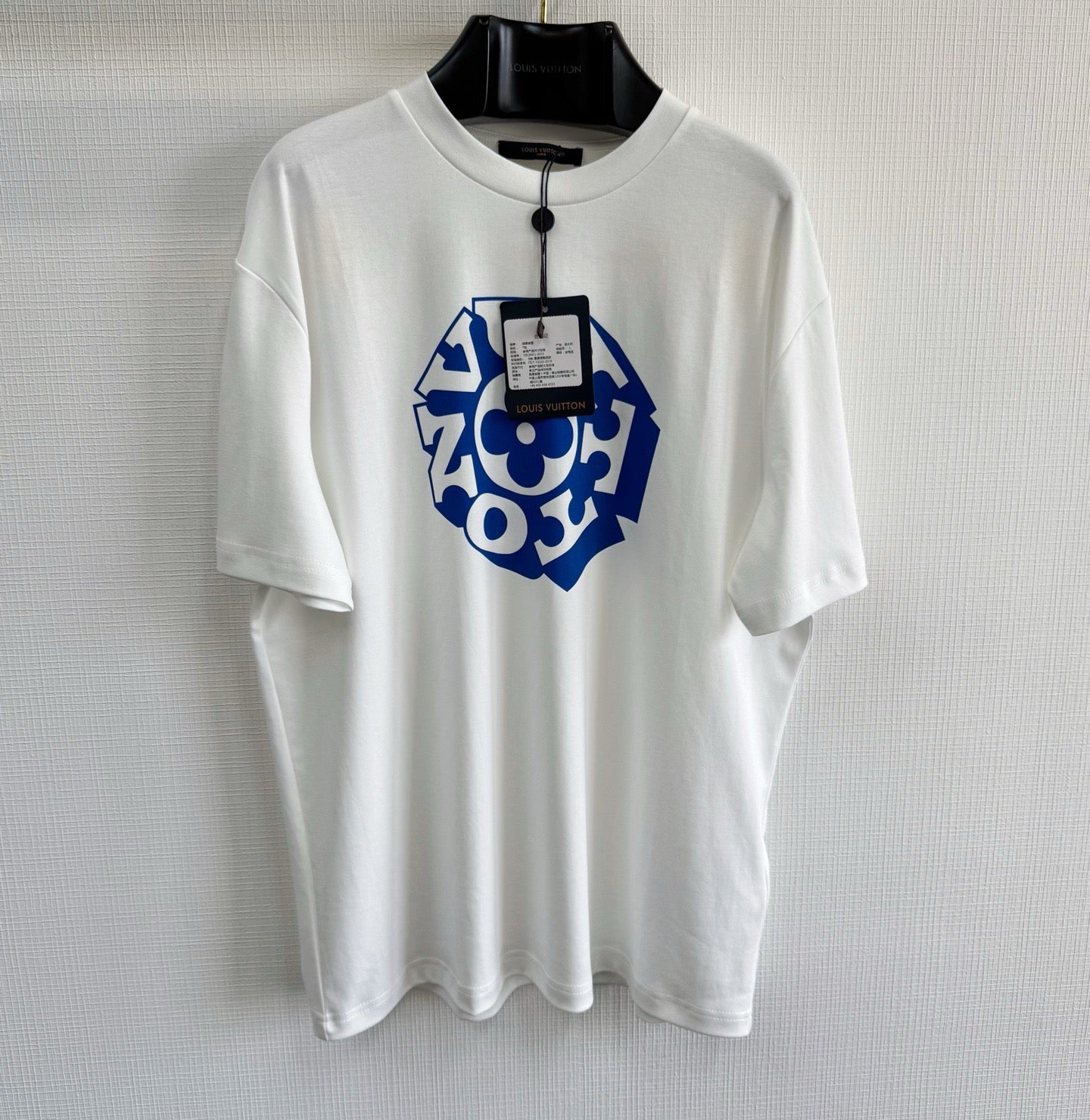 Tee-shirt à signature imprimée lv