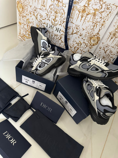 SNEAKERS B30 V3S VERSION BIEN LISSE GRIS BLANC RÉFLECTIVE RÉACTION CORRECTES   FACTURE PACKAGING COMPLET