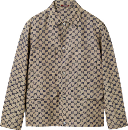 Veste toile lin GG