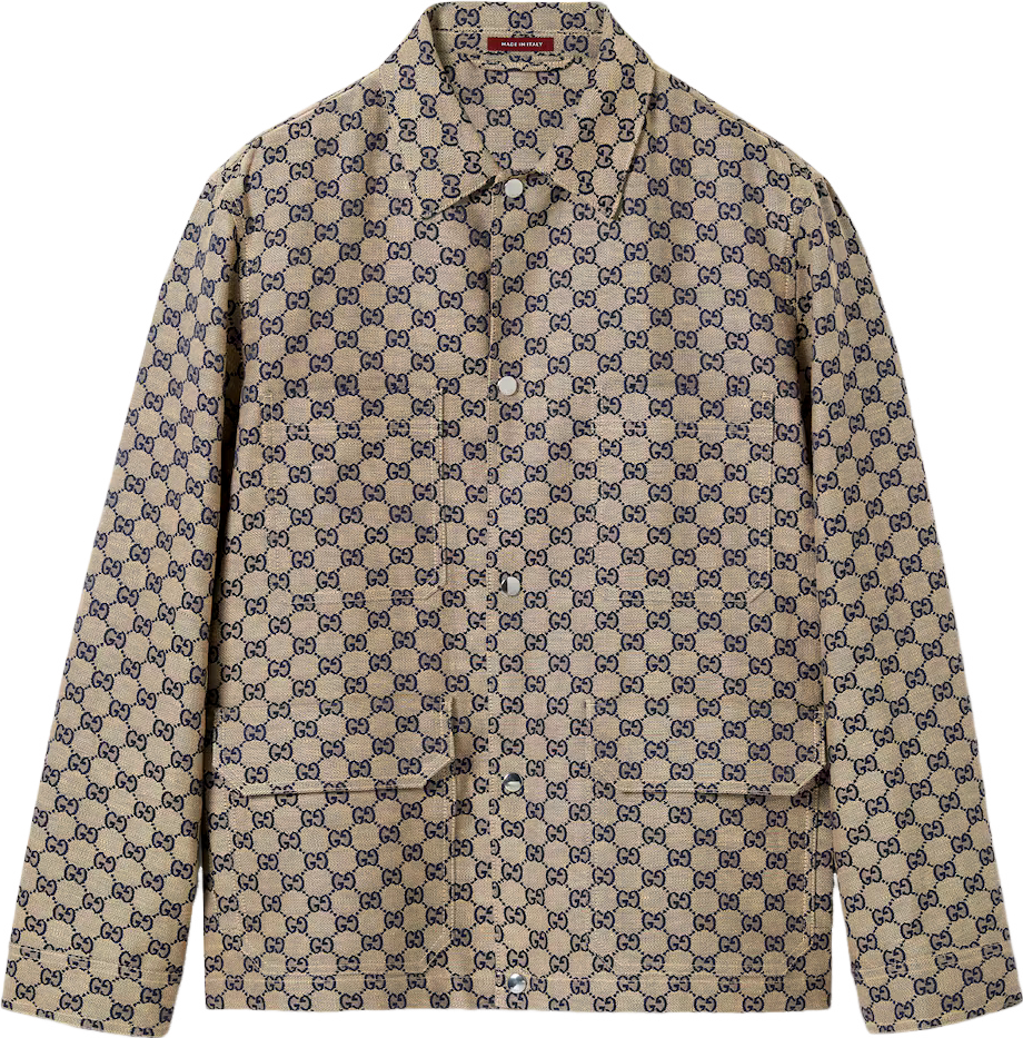 Veste toile lin GG