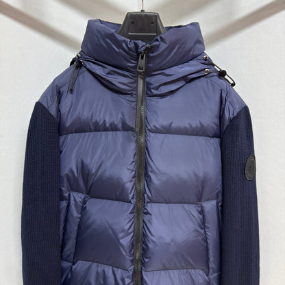 Canada veste matelassé à capuche 10/10 bleu nuit