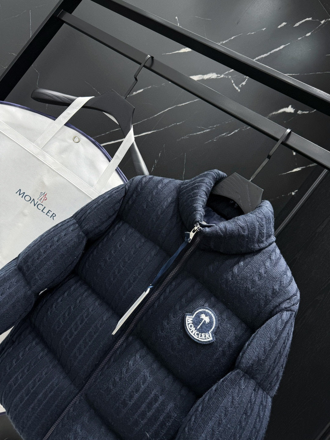 Doudoune Moncl’r Night Blue x  Palm Austru 10/10