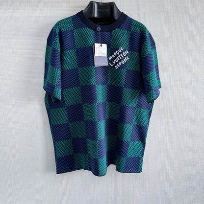 T shirt lv maille damier