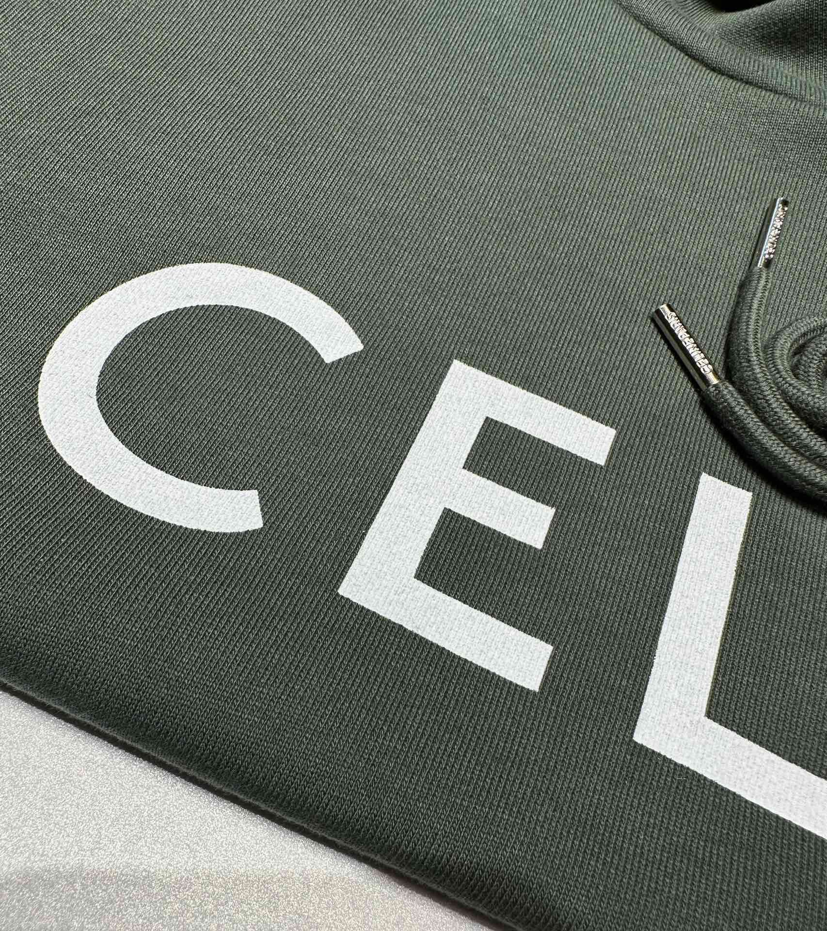 Celine khaki sweatshirt
