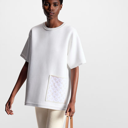 T shirt Lv oversized white