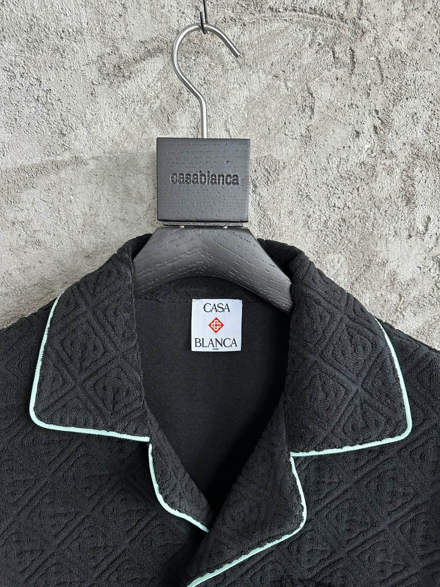 Chemise Casa  - MONOGRAM JACQUARD TOWELLING SHORT SLEEVE SHIRT