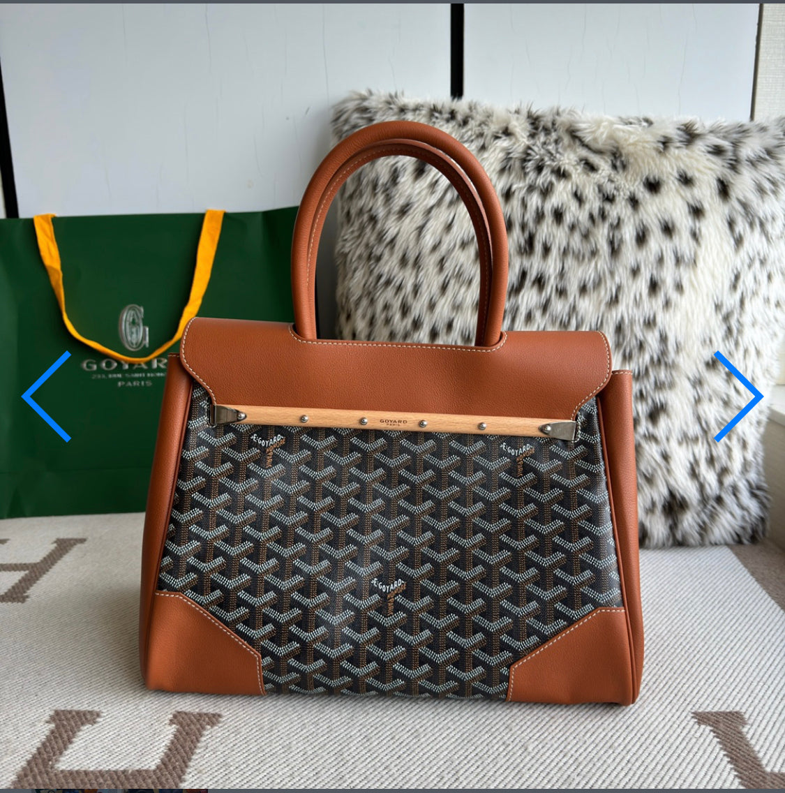 Sac cabas Saigon Brown facture
