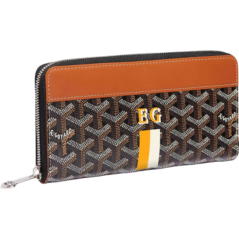 Porte Feuille Matignon Gyrd avec Initiales + bandes