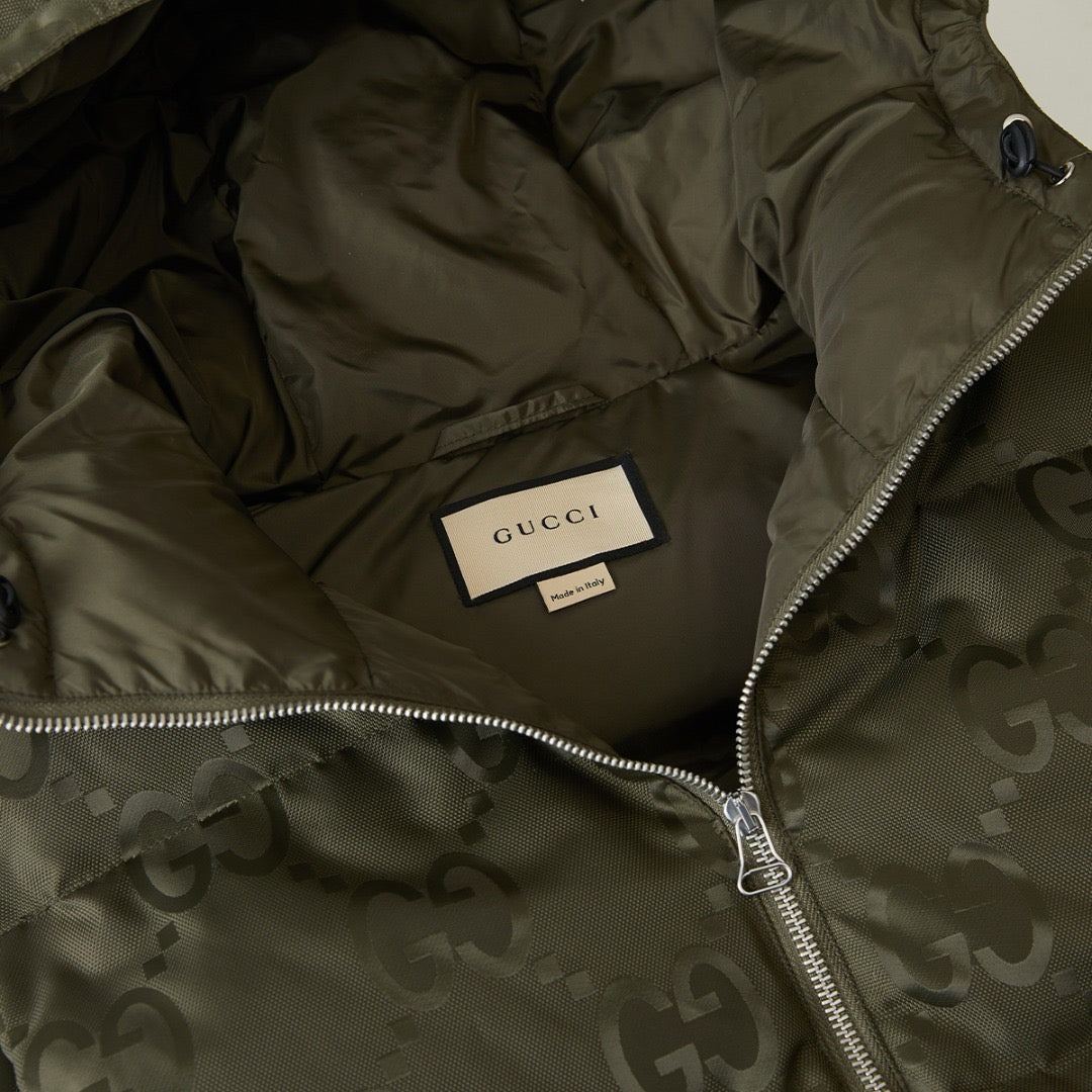 Veste GG jumbo sans manche  kaki