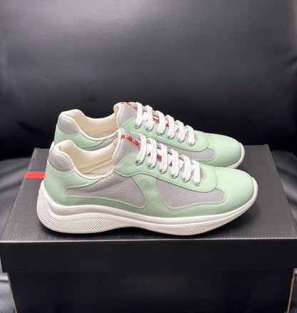 Sneakers Prd America ´ s Cup  Green Pastels    tissu bike lisse 10/10 V3S