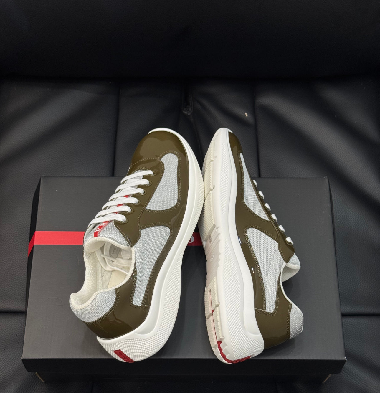 Sneakers Prd America ´ s Cup  Olivette tissu bike lisse 10/10