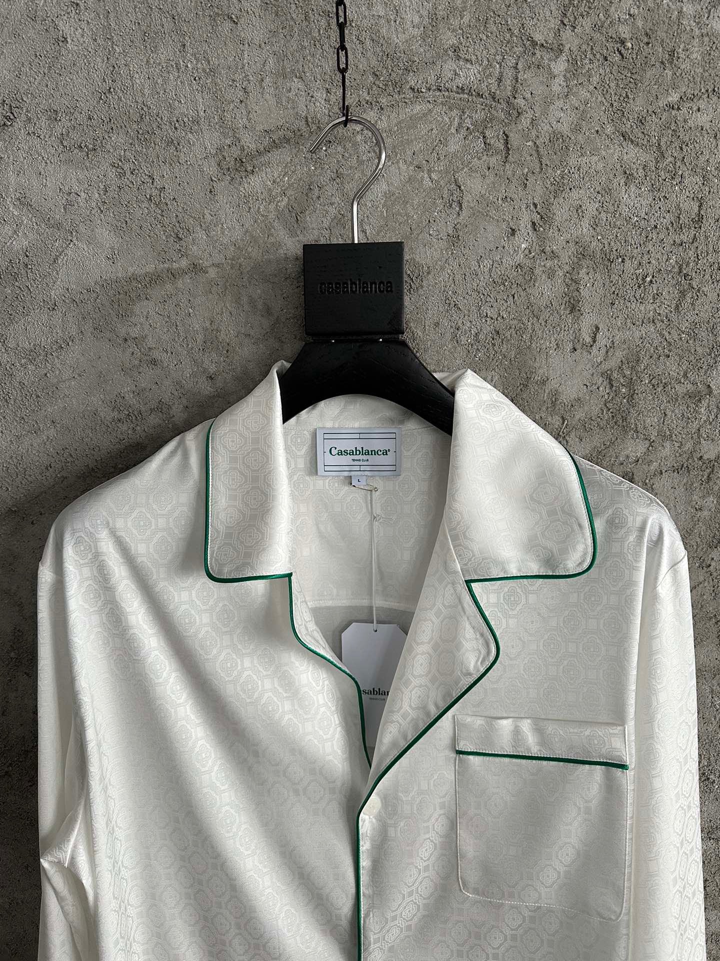 Monogram Pyjama Silk shirt