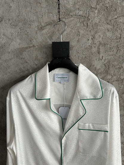 Monogram Pyjama Silk shirt