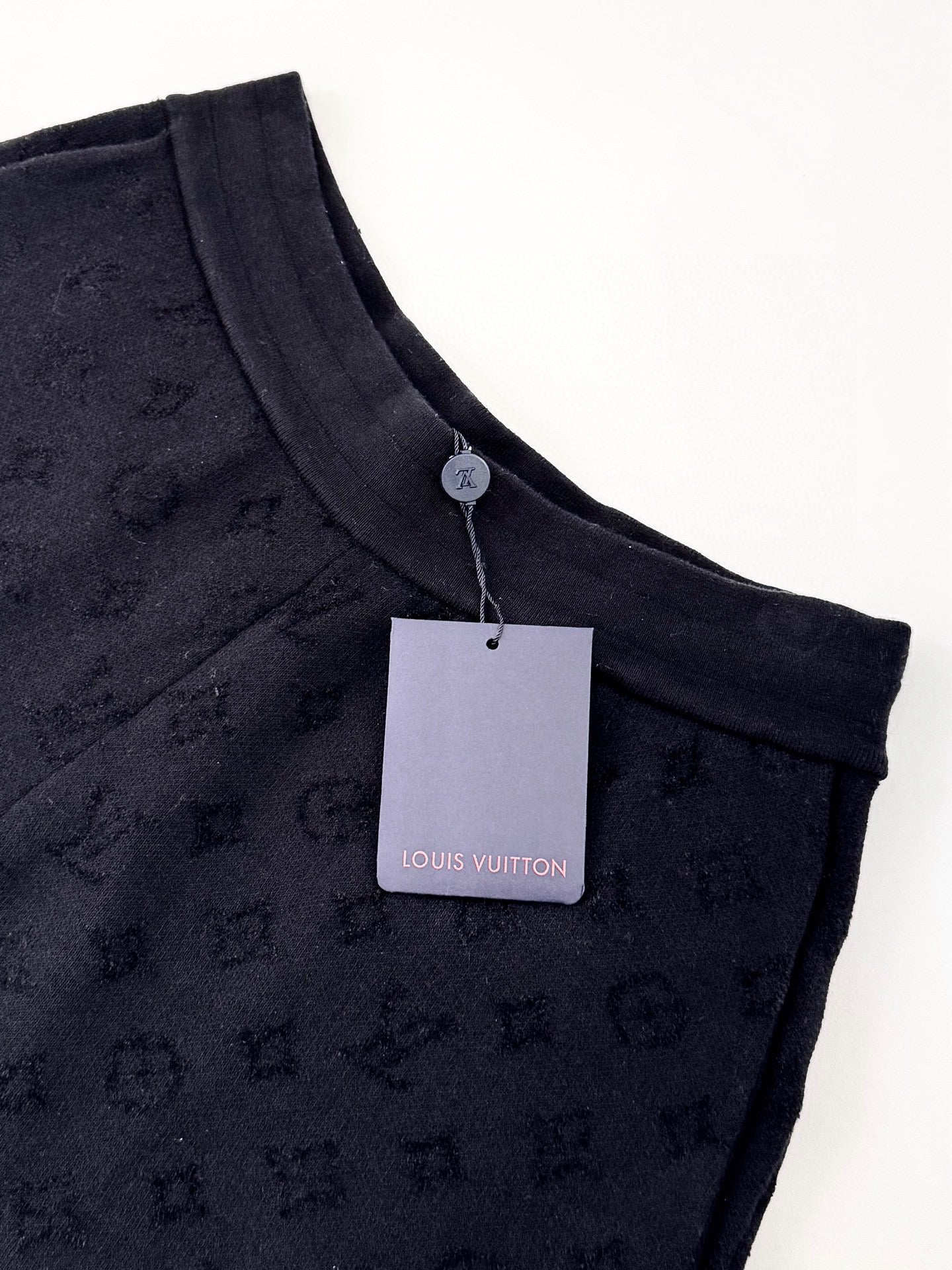 Short en maille à motif jacquard
