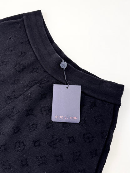 Short en maille à motif jacquard