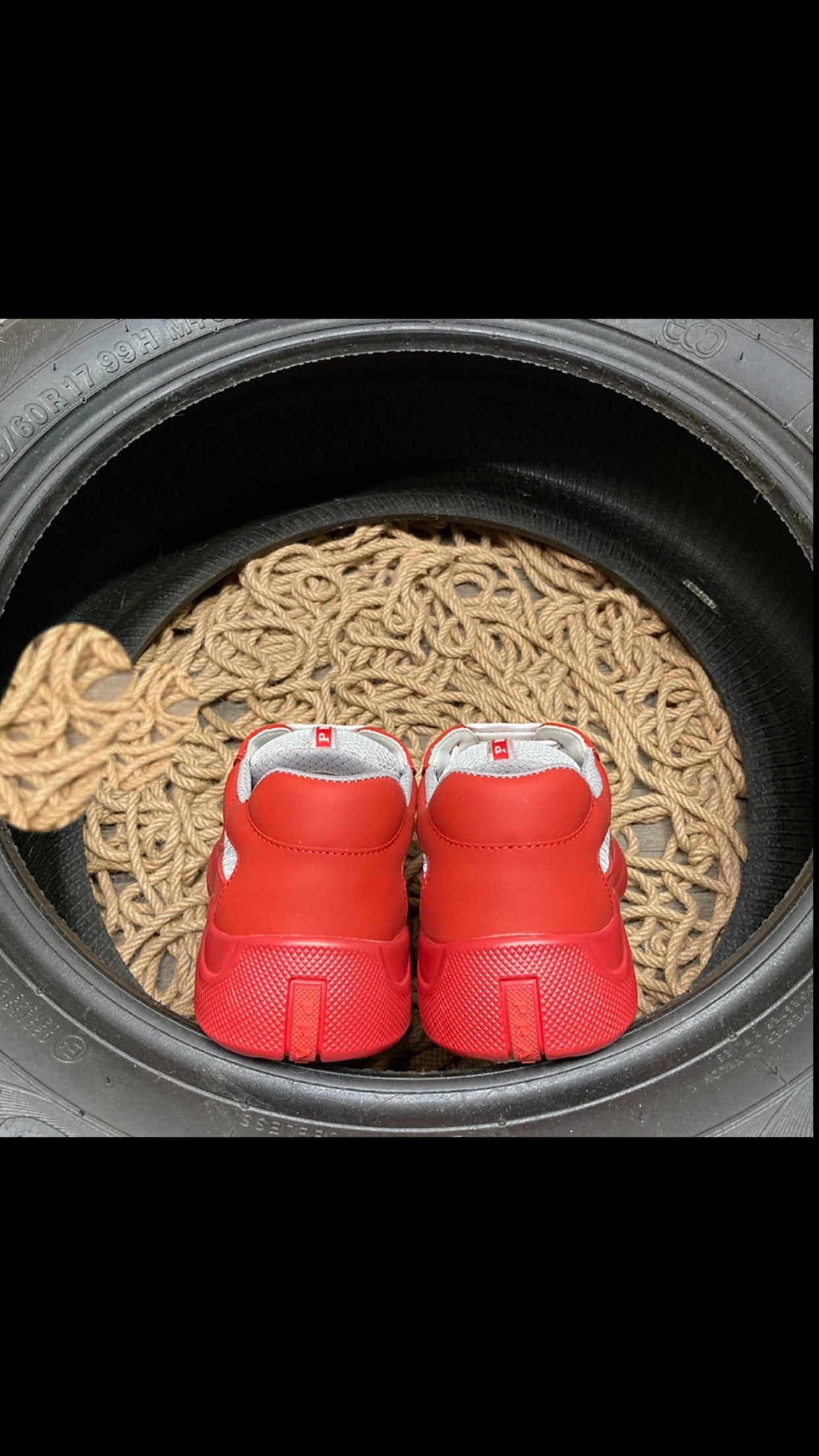 Sneakers Prd America ´ s Cup red Gomme & tissu bike