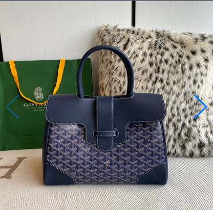 Sac cabas Saigon Blue navy facture