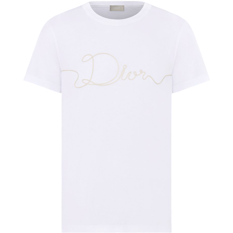 T-shirt cd ribbon blanc