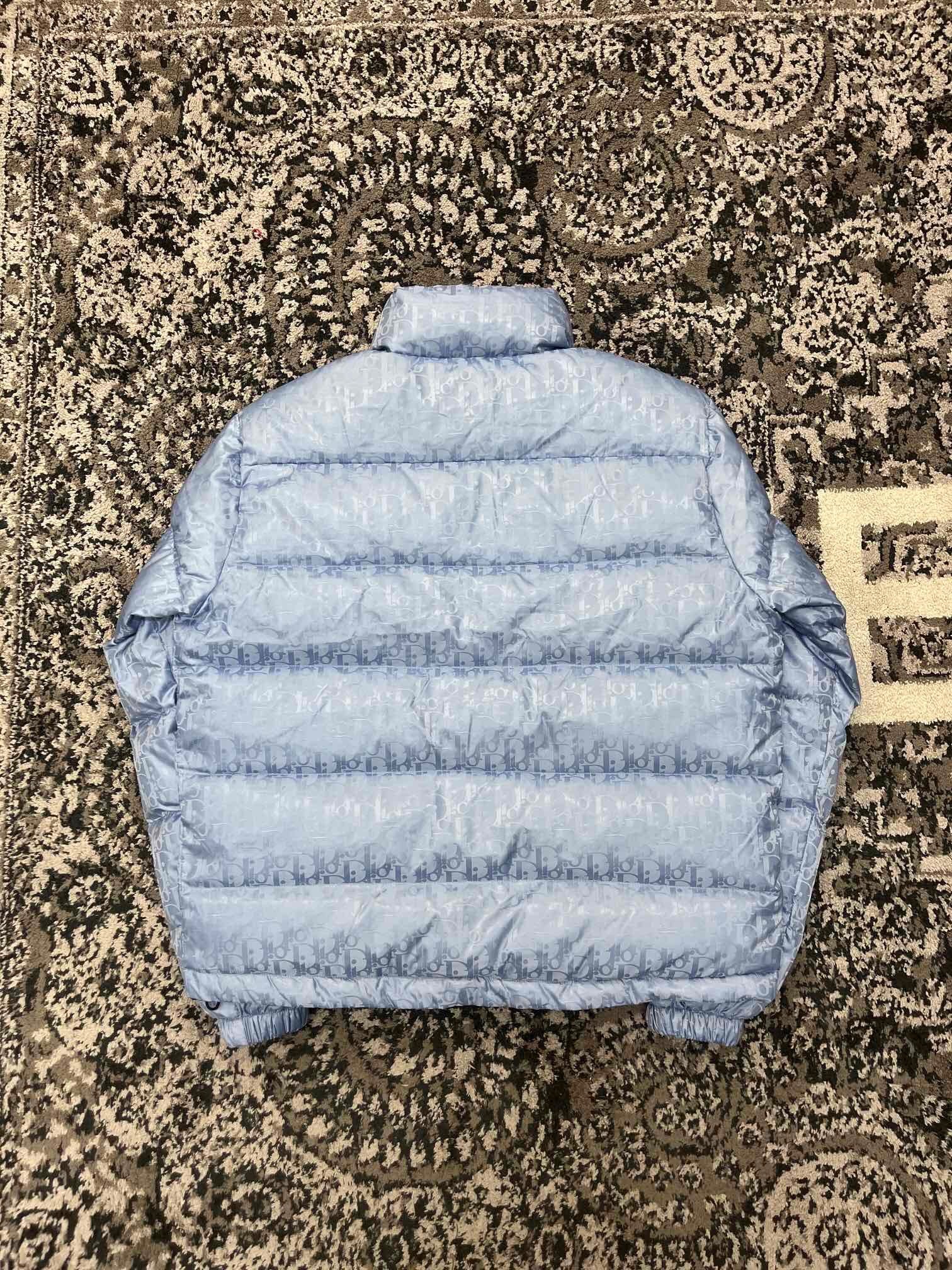 CD oblique sky blue down jacket invoice 2023