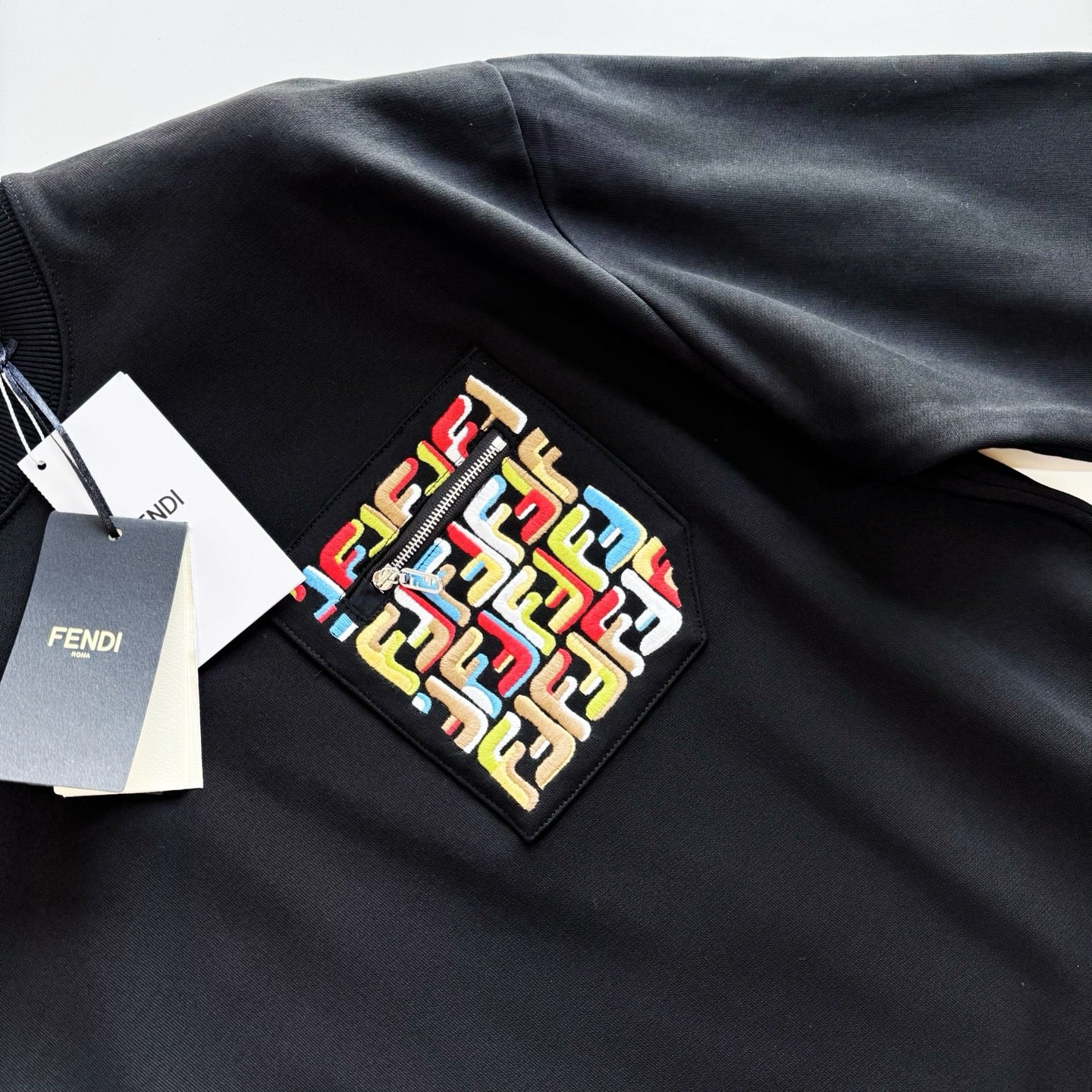 FF Sweat-shirt Lunar New Year en coton noir 10/10