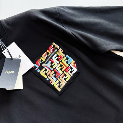 FF Sweat-shirt Lunar New Year en coton noir 10/10