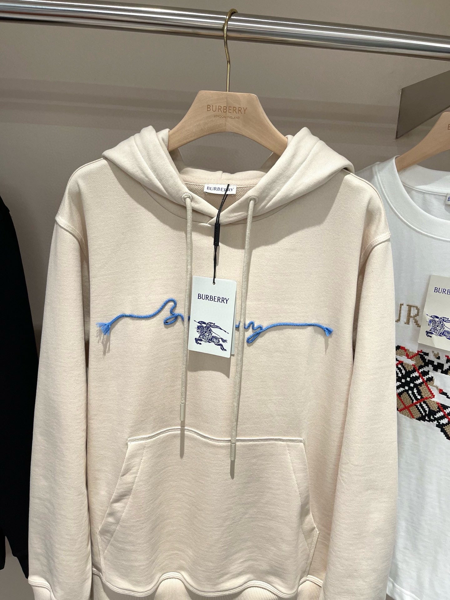 Hoodie en coton à logo corde brb