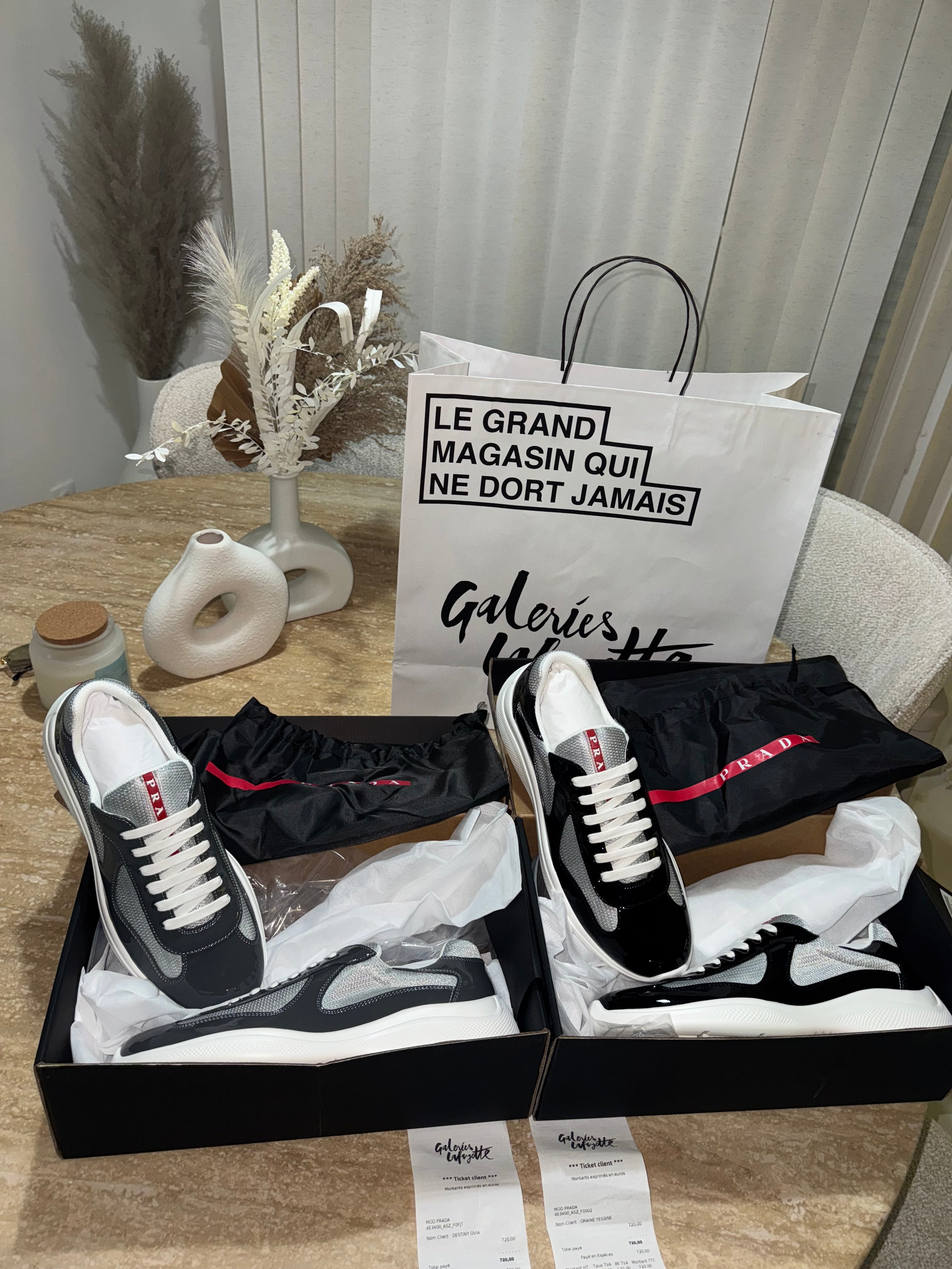 Sneakers Prd America ´ s Cup  Grey  tissu bike lisse