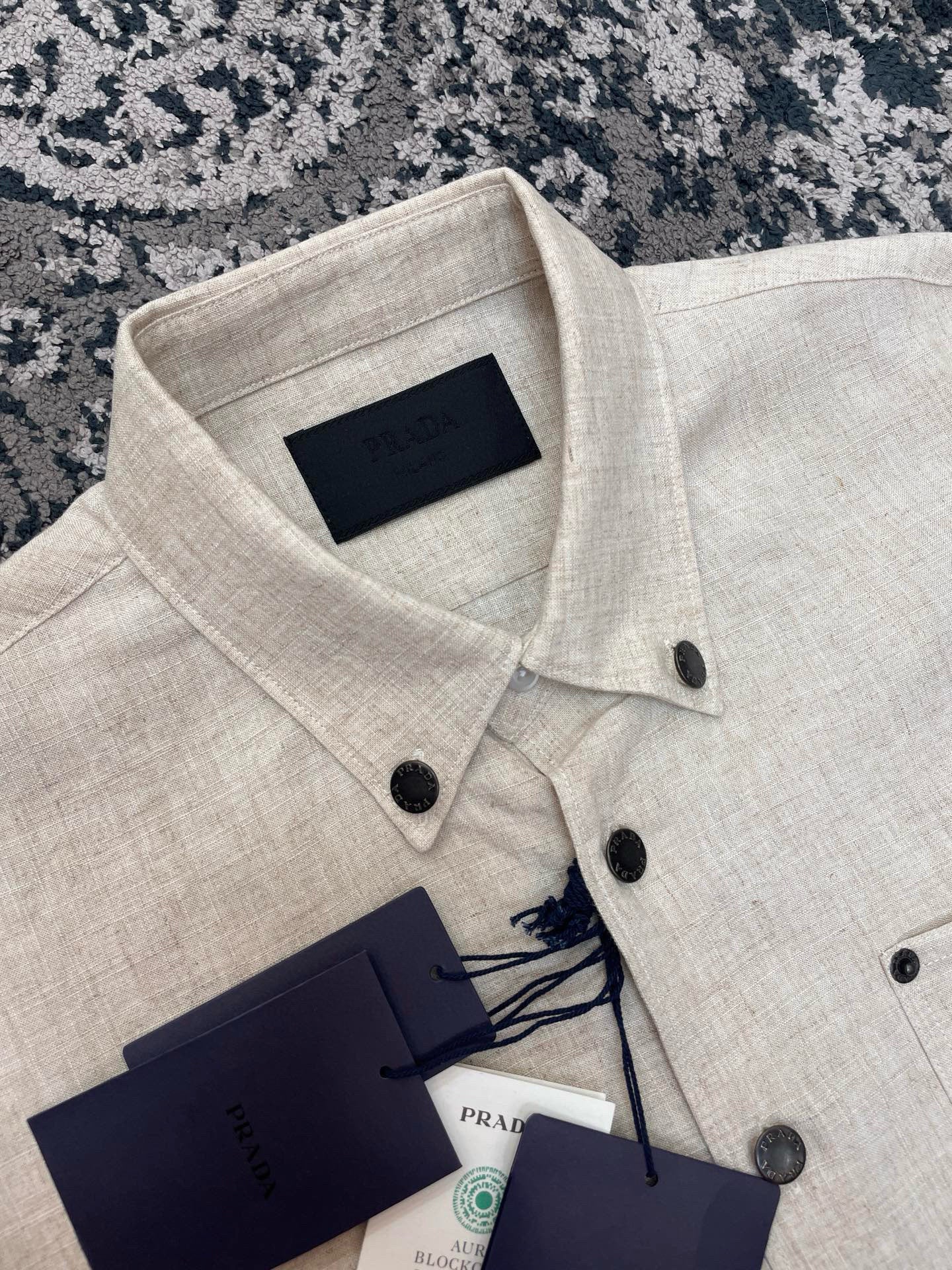 Ensemble chemise / pantalon en chambray PRD
