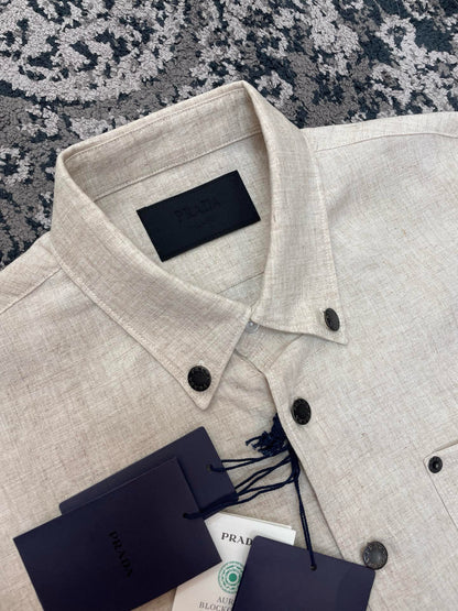 Ensemble chemise / pantalon en chambray PRD