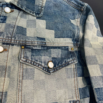 Jeansjacke mit LV-Monogramm