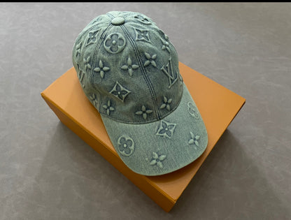 Casquette Lv Blue jean + ticket