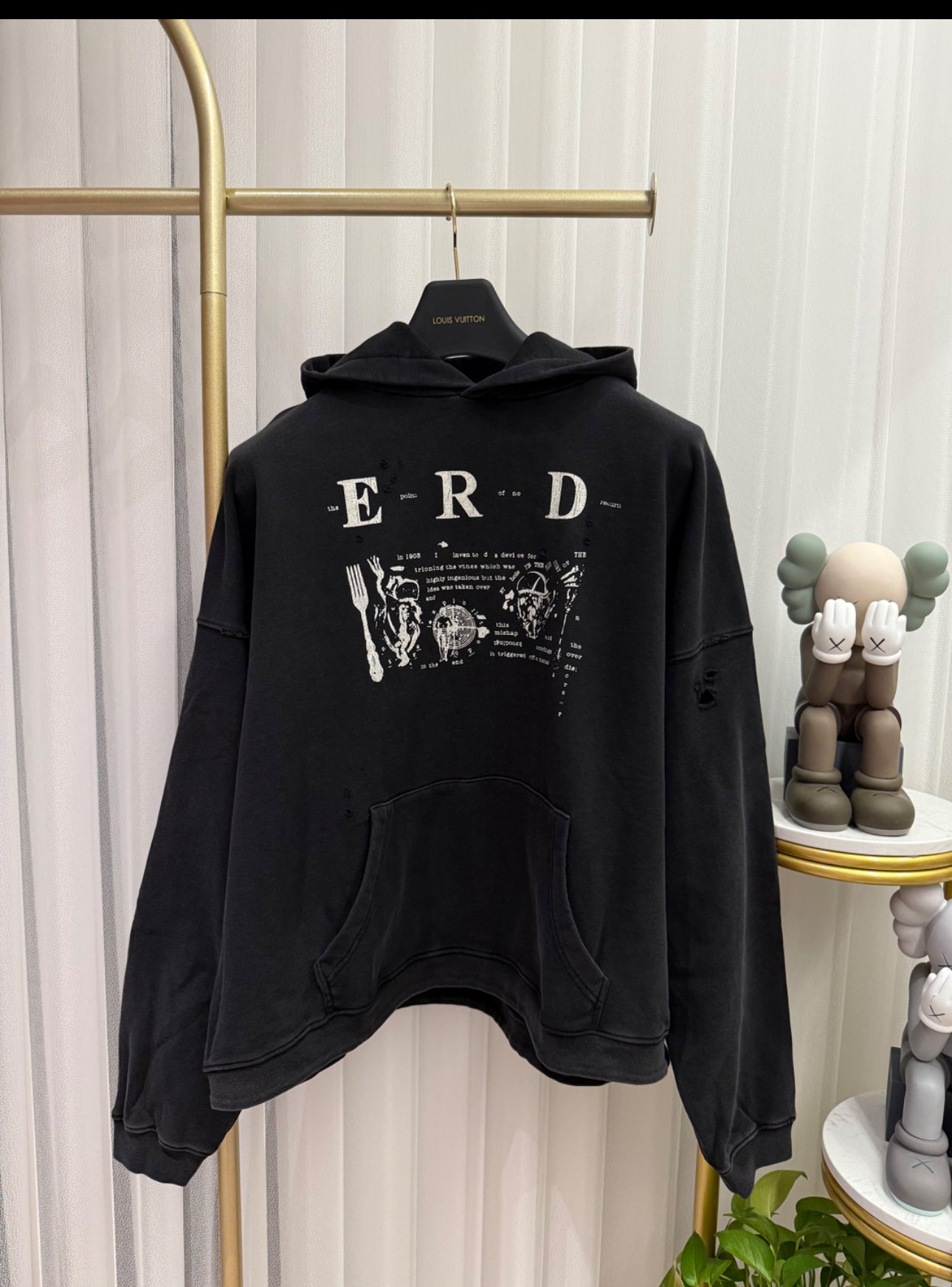Enfants Rich Dép graphic-print hoodie