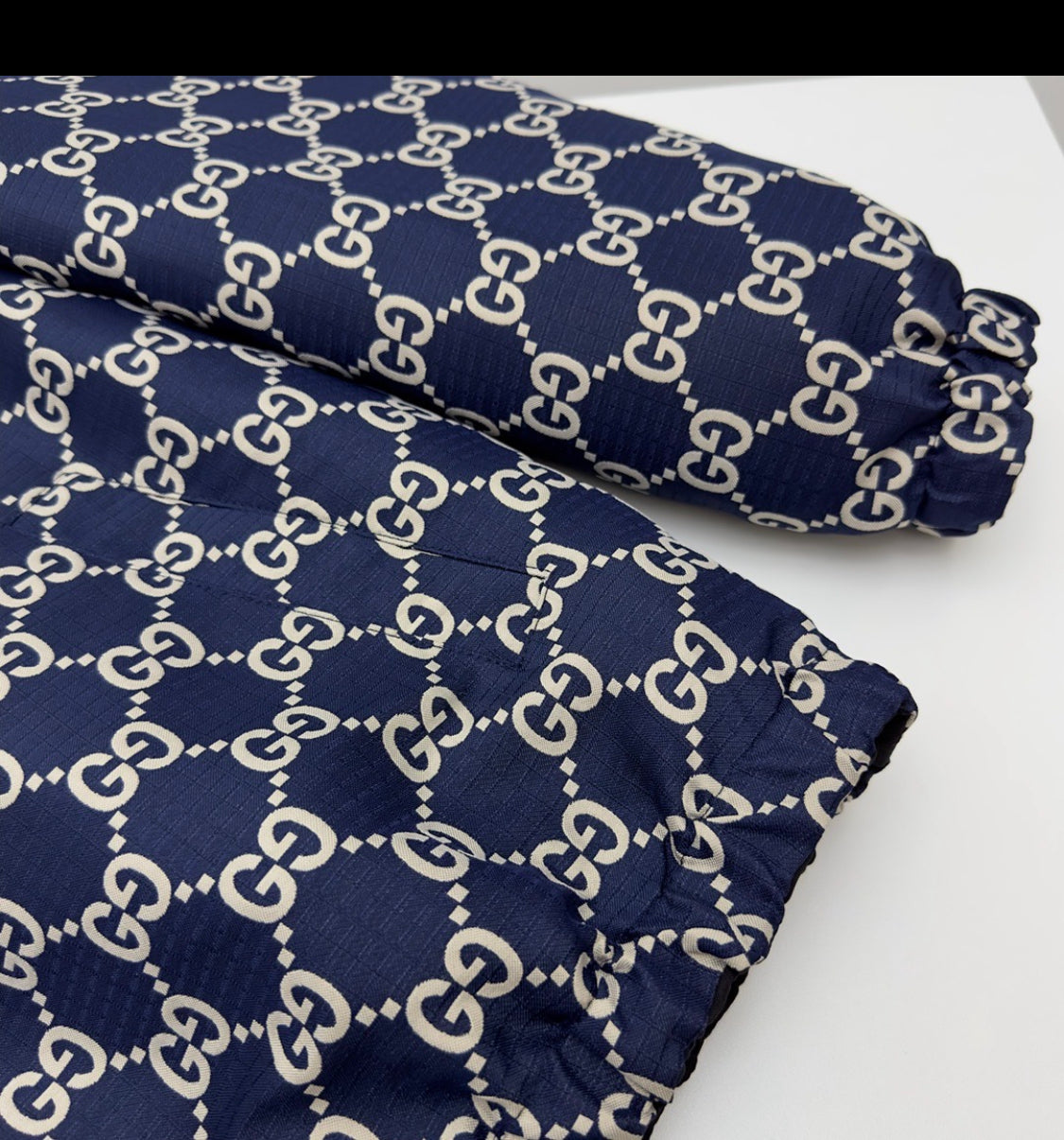 Veste gg blue night / black reversible facture