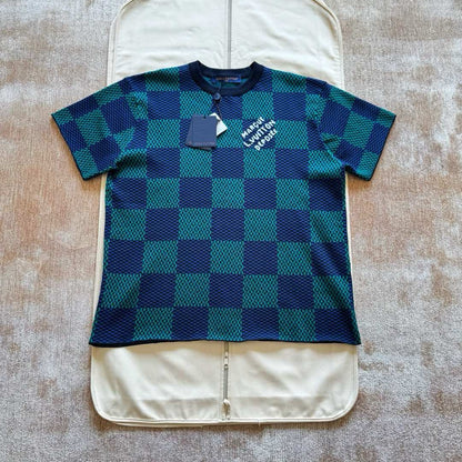 T shirt lv maille damier