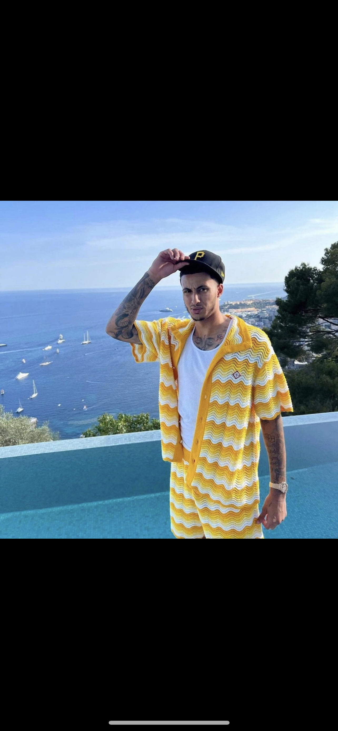 Casa B tropical orange shorts 🏝️