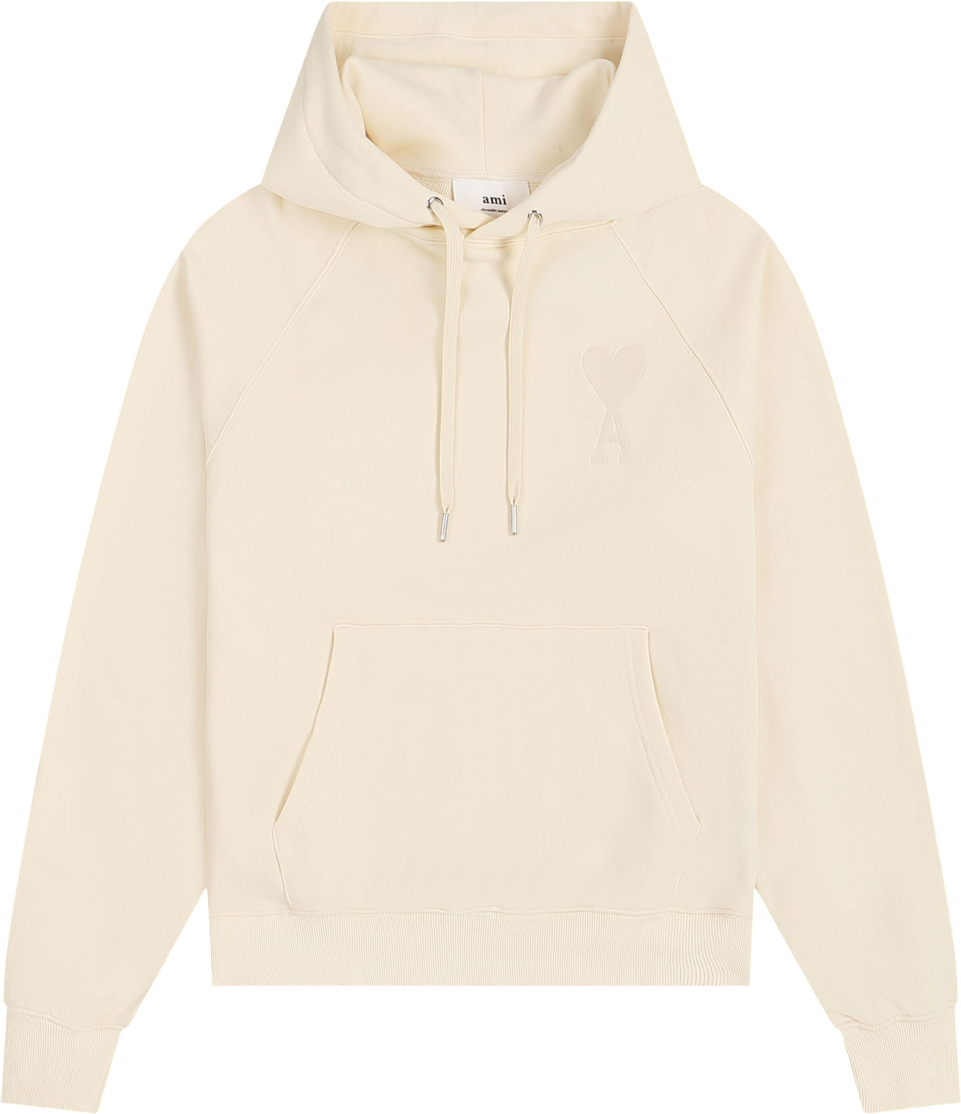 Sweat beige à petit logo ami de cœur beige