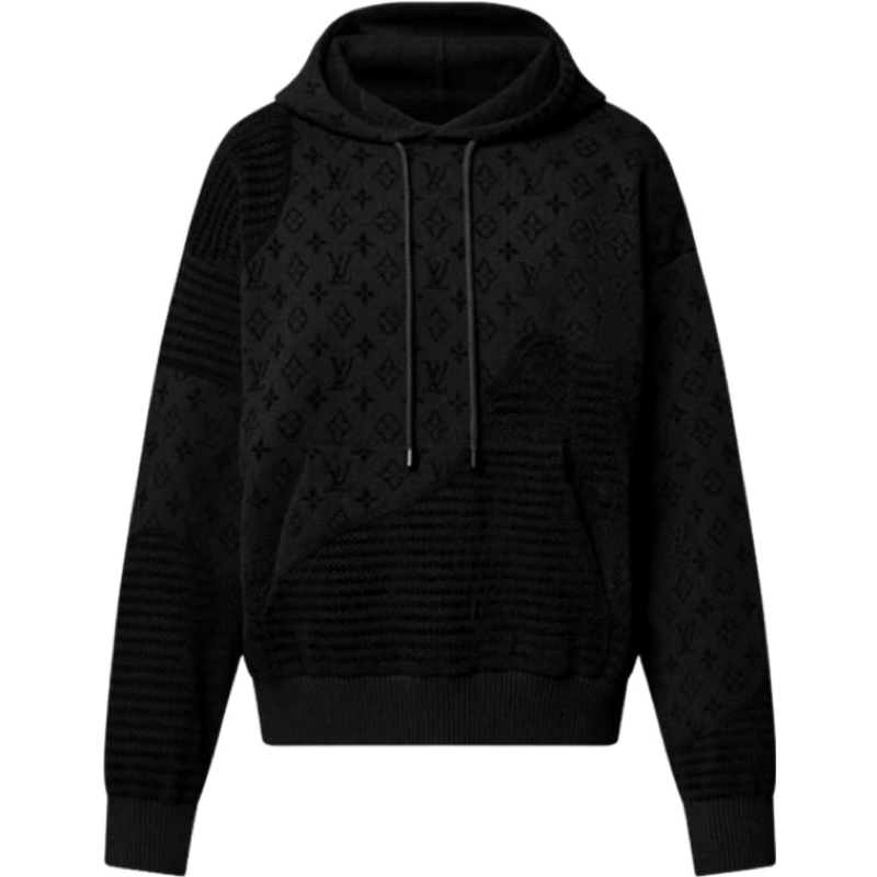 Sweat Jacquard Lv noir 10/10