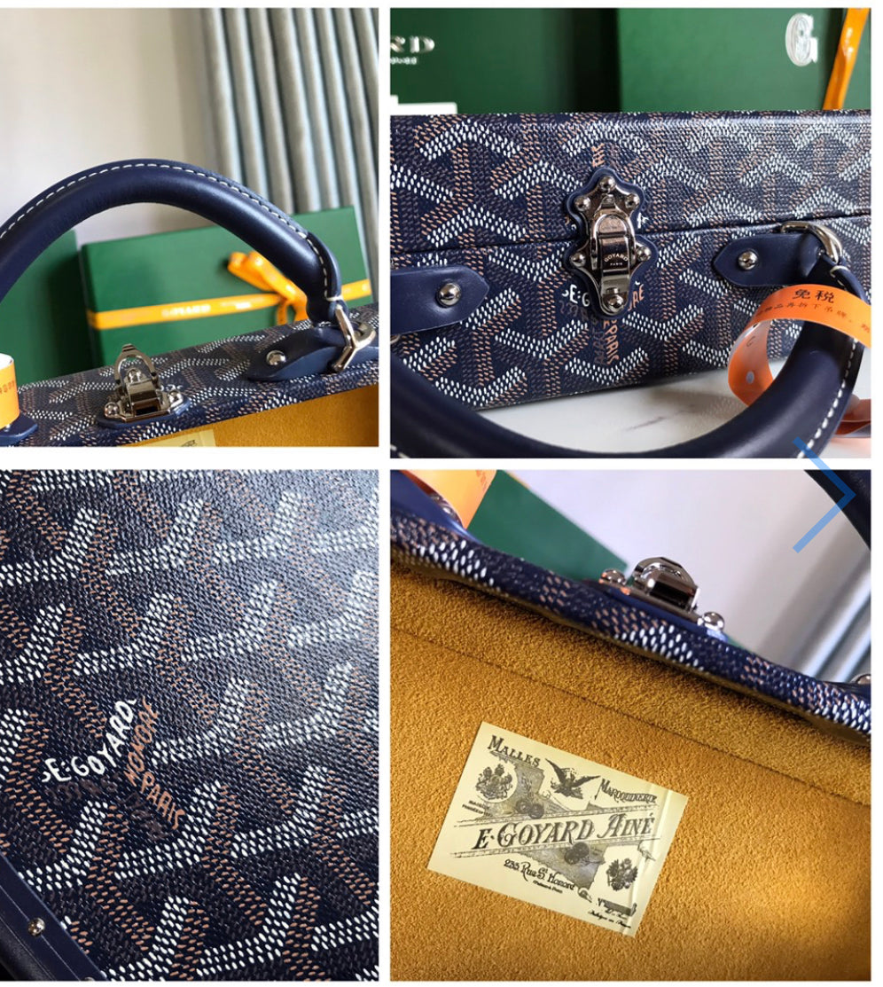 Sac Malle blue navy facture