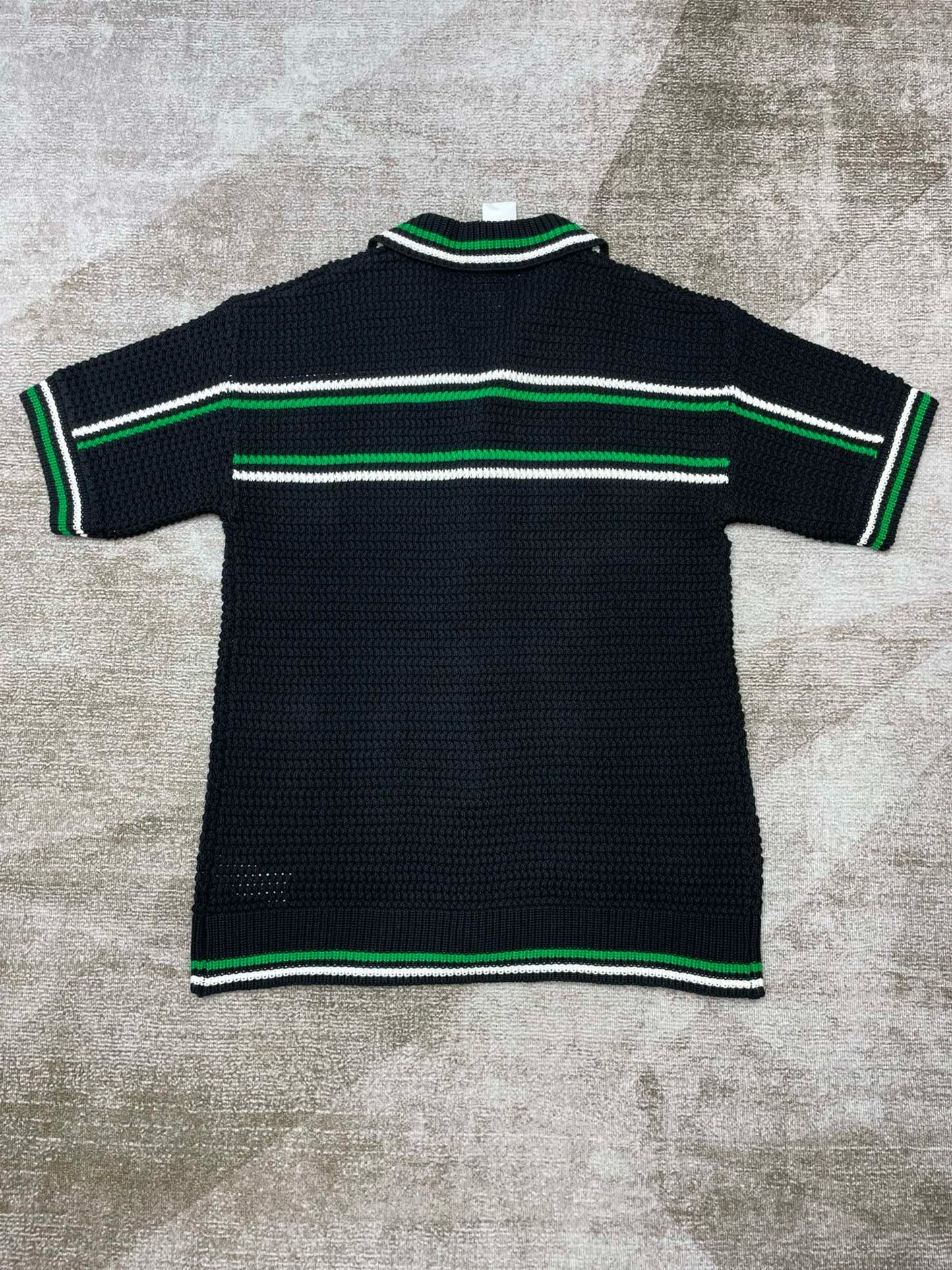 Casa tennis crochet shirt manches courtes