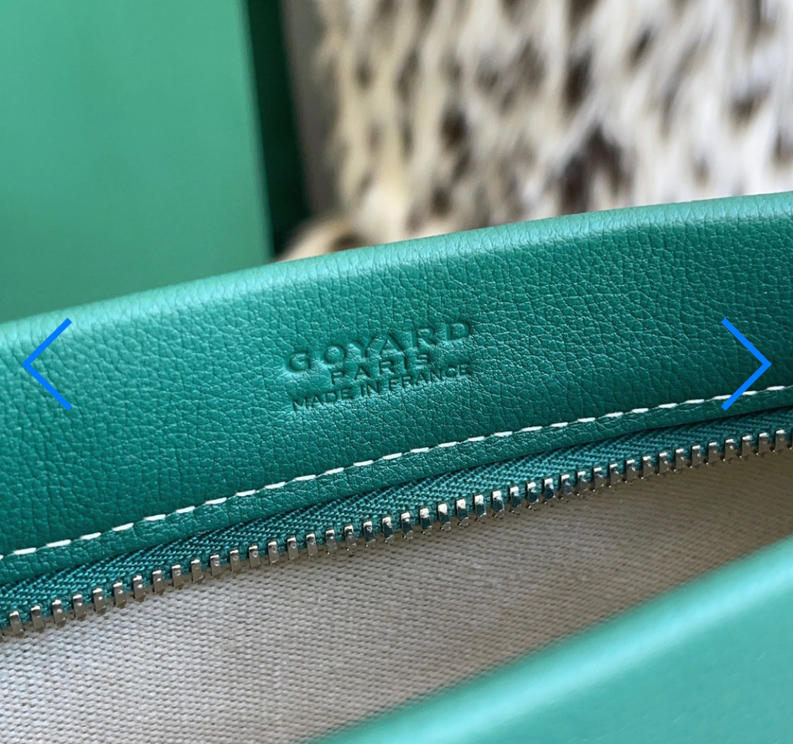Pochette conti  green facture
