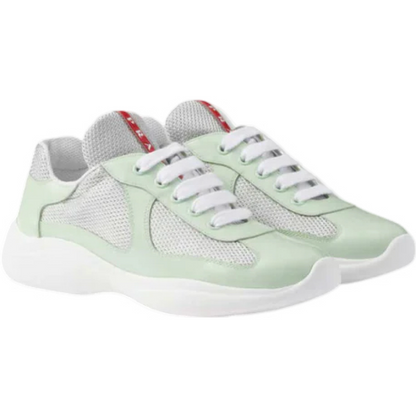 Sneakers Prd America ´ s Cup  Green Pastels    tissu bike lisse 10/10 V3S