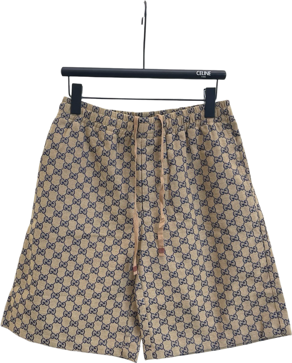 Gg-Shorts braun / blau