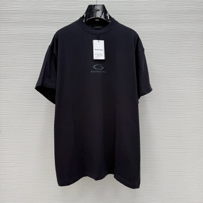 T-SHIRT LOOP SPORTS ICON OVERSIZE POUR HOMME EN NOIR DÉLAVÉ BLNCG