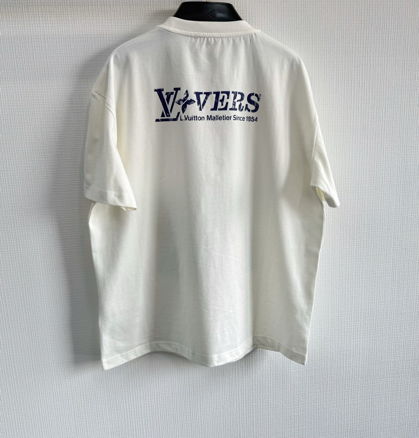 Tee-shirt lv  graphique ornementé en coton